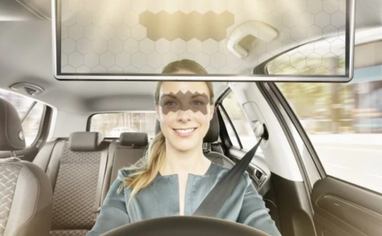 Представлен умный козырек для авто – Bosch Virtual Visor
