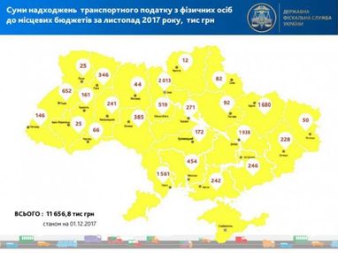 Податківці розповіли, де живуть власники найдорожчих автомобілів в Україні (інфографіка)