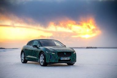 Jaguar випробував електромобіль при температурі -40°С