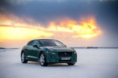 Jaguar испытал электромобиль при температуре −40°С