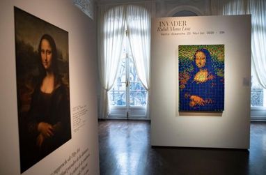 «Мону Лизу» из кубиков Рубика продали на аукционе в Париже за €480 тысяч (фото)