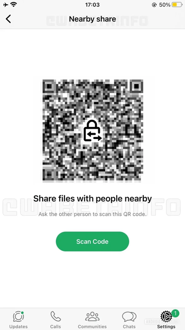 В WhatsApp появится функция для обмена файлами без интернета