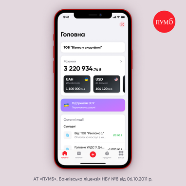 Користувачами мобільного додатку ПУМБ Digital Business вже стало більше 12 тисяч клієнтів банку