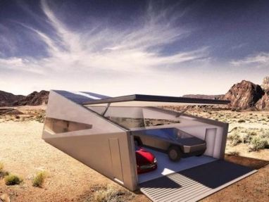 Для Tesla Cybertruck анонсировали "кибергараж" (фото)