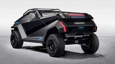 Творці реклами Adidas показали свій концепт позашляховика Thundertruck із сонячними батареями
