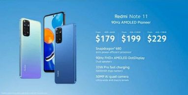 Представлен Redmi Note 11 для глобального рынка