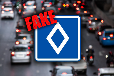 Поліція спростувала фейк про новий дорожній знак в Україні