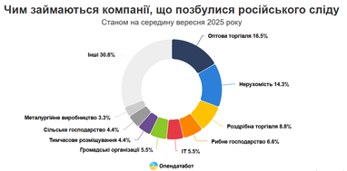 91 компанія видалила росіян з власників (інфографіка)