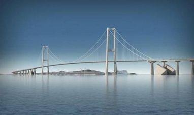 В Китае строят 17-километровый мост (фото)