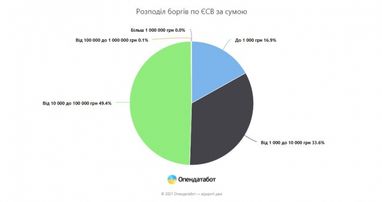 Загальний борг зі сплати ЄСВ у ФОПів зменшився