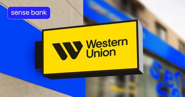 В отделениях Sense Bank стали доступны международные переводы Western Union