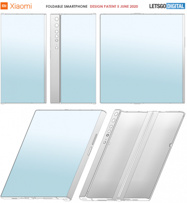 Xiaomi запатентовала сгибаемый смартфон с защёлкой для дисплея (фото)