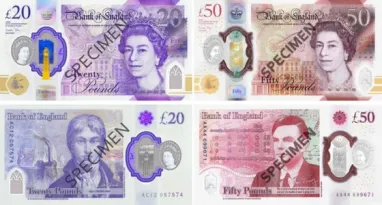 В Британии выводят из обращения некоторые бумажные банкноты: что с ними делать