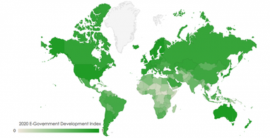 В рейтинге готовности к введению электронного правительства Украина поднялась на 13 позиций
