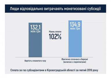 Коболєв назвав відсоток розрахунків субсидіантів за газ (інфографіка)