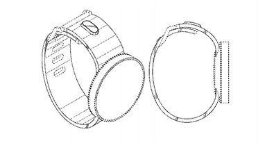 Samsung запатентовал изогнутый смартфон и часы с круглым экраном