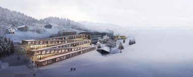 В Швеции построят отель с лыжным спуском на крыше (фото)