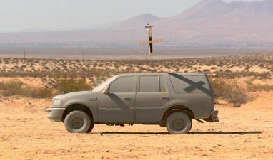 GBU-69/B во время испытаний на внедорожнике / Dynetics