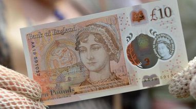У Британії випустили банкноту з портретом Джейн Остін (фото)