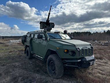 <i>Бронеавтомобіль «Новатор». Фото ТОВ «Українська бронетехніка»</i>