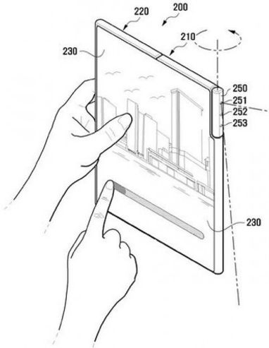 Samsung придумала складаний смартфон з камерою, що обертається