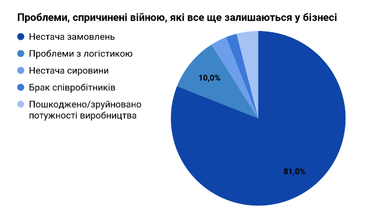 Сокращение и снижение зарплат: названы самые большие проблемы для малого бизнеса во время войны (инфографика)