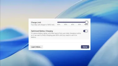 Функция ограничения заряда на Mac