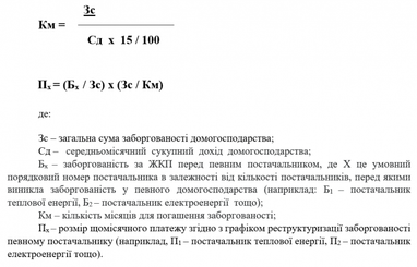 ВР пропонують запровадити єдиний механізм реструктуризації боргів за комуналку