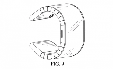 В Китае запатентовали смартфон, который можно согнуть в браслет