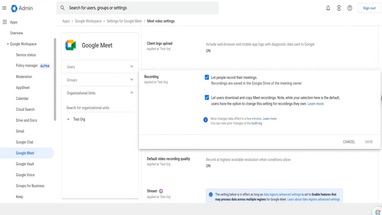 Google Meet изменил правила записи встреч