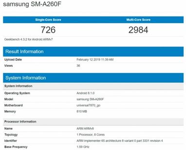 Samsung Galaxy A20 може виявитися смартфоном з Android Go