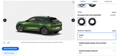 Ford сделал платный багажник в Mustang Mach-E