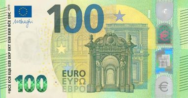 У країнах єврозони вводяться в обіг нові купюри у 100 та 200 євро (фото)