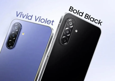 Samsung Galaxy F70 5G представлен в черном и фиолетовом цветах
