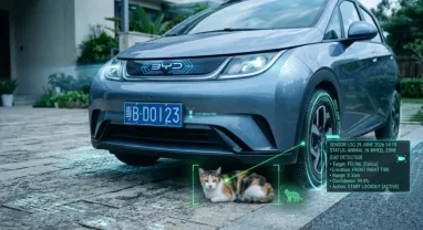 BYD запатентувала систему, яка перевіряє, чи немає тварин під автомобілем