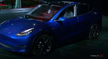 Tesla показала новый электрокар-кроссовер Model Y (фото)