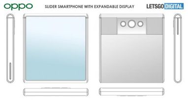 OPPO розробляє смартфон-слайдер з гнучким дисплеєм (схема)