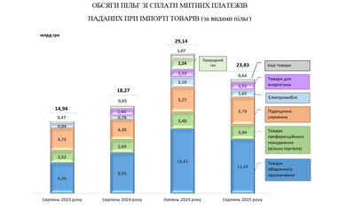 У серпні імпорт в Україну зріс на 35%: що завозили найбільше
